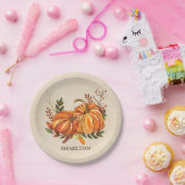 Herfstpompoenen Papieren Bordje (Feest)