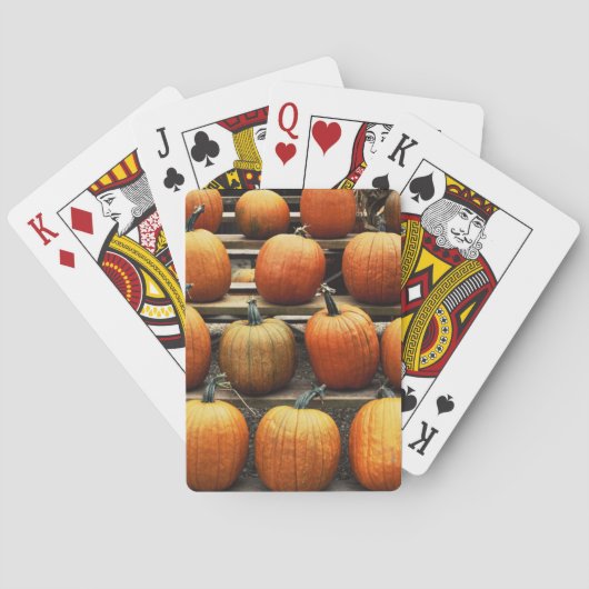 Herfstpompoenen Pokerkaarten (Achterkant)