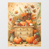 Herfstpompoenen Raamklemmen Raamsticker (Vel)