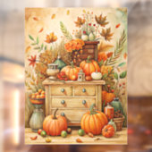 Herfstpompoenen Raamklemmen Raamsticker (Vel 2)