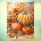 Herfstpompoenen Raamklemmen Raamsticker (Vel 3)