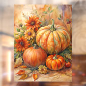 Herfstpompoenen Raamklemmen Raamsticker (Vel 2)