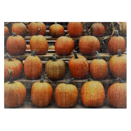 Herfstpompoenen Snijplank (Voorkant)