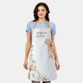 Herfstpompoenen Thanksgiving All-Over Print Schort (Gedragen)
