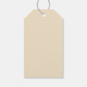 Herfstpompoenen & Zonnebloemen | Elegante Thanksgi Cadeaulabel (Achterkant)