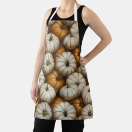 Herfstpompoenoogstpatroon | rustieke Herfst Schort