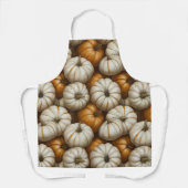 Herfstpompoenoogstpatroon | rustieke Herfst Schort (Voorkant)