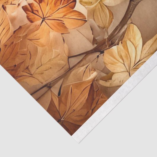  herfstpompoenscène Decoupage Print Tissuepapier (Detail)