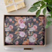 Herfstpompoenval laat rustieke decoupage achter tissuepapier (Geschenk)