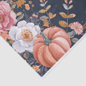 Herfstpompoenval laat rustieke decoupage achter tissuepapier (Detail)