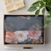 Herfstpompoenval laat rustieke decoupage achter tissuepapier (Geschenk)