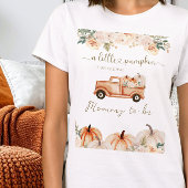 Herfstpompoenwagen mama wordt Baby shower T-shirt