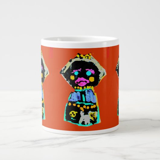 herfstpop grote koffiekop (Voorkant)