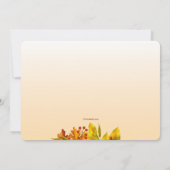 Herfstpracht Kaart (Achterkant)