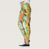 Herfstpracht: Naadloze Natuur Leggings (Links)