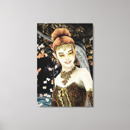 Herfstprinses Canvas Afdruk