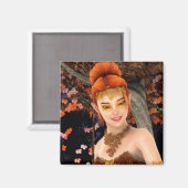 Herfstprinses Magneet (Voorkant / Achterkant)