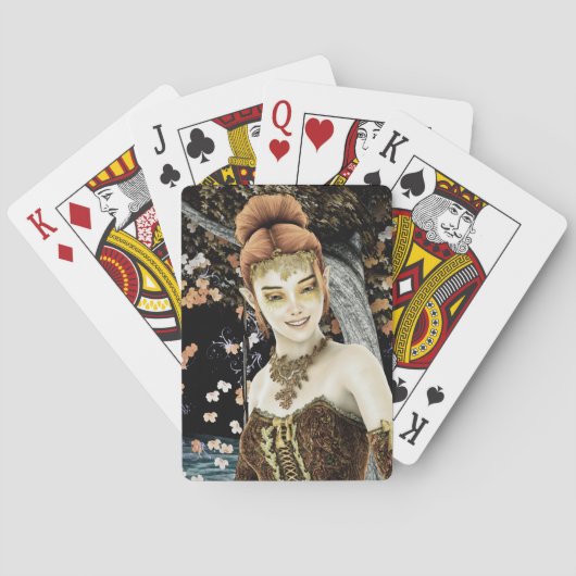 Herfstprinses Pokerkaarten (Achterkant)