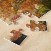 Herfstraadpuzzel in de glorie legpuzzel (Zijkant)