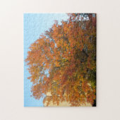 Herfstraadpuzzel in de glorie legpuzzel (Verticaal)