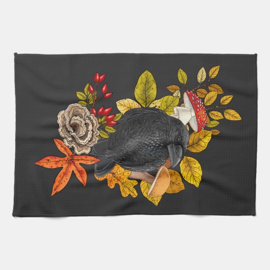 herfstraaf theedoek (Horizontaal)