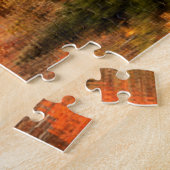 Herfstreflectie op Coffin Pond Legpuzzel (Zijkant)
