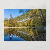 Herfstreflecties Buffalo River Bedankkaart Briefkaart (Voorkant)