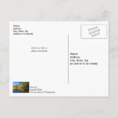 Herfstreflecties Buffalo River Beterschap Briefkaart (Achterkant)