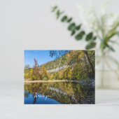 Herfstreflecties Buffalo-rivier Bedankkaart Briefkaart (Staand voorkant)