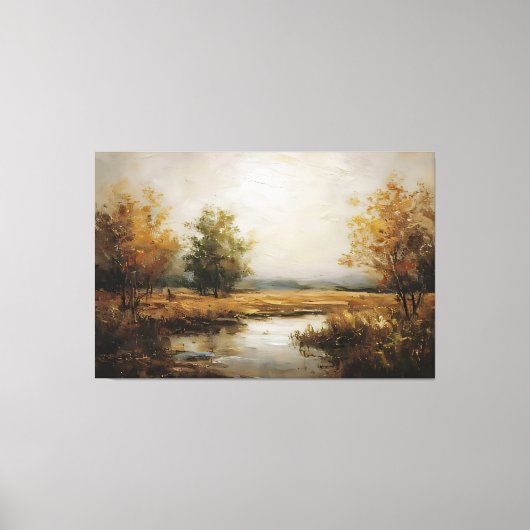 Herfstreflecties Canvas Afdruk (Voorkant)