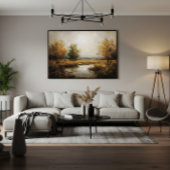 Herfstreflecties Canvas Afdruk