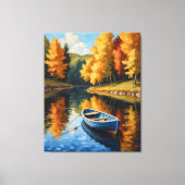 Herfstreflecties Canvas Afdruk (Voorkant)