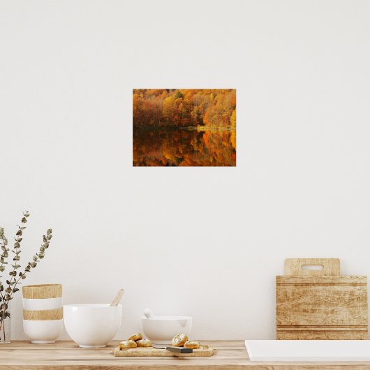 Herfstreflecties Poster (Keuken)