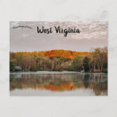 Herfstreflecties West Virginia Briefkaart (Voorkant)