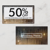 herfstregencoupon kortingskaartje (Voorkant / Achterkant)