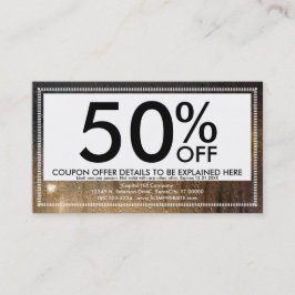 herfstregencoupon kortingskaartje