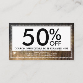 herfstregencoupon kortingskaartje