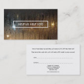 herfstregenprogramma aanbevelingskaartje (Voorkant / Achterkant)