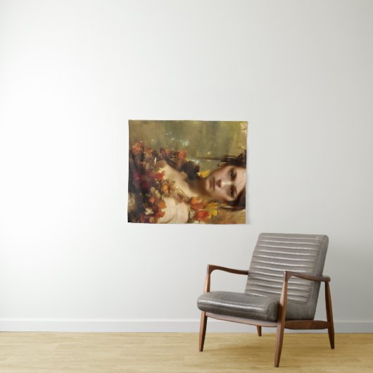 herfstrenaissance princess wandkleed (In Situ (horizontaal))