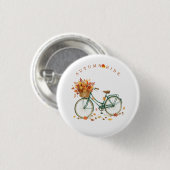 Herfstrit Fiets Knop Ronde Button 3,2 Cm (Voorkant /achterkant)