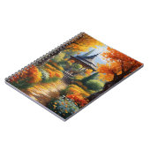 Herfst's Embrace, een charmant tuinhuisje Notitieboek (Linkerzijde)