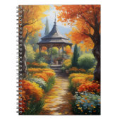 Herfst's Embrace, een charmant tuinhuisje Notitieboek (Voorkant)