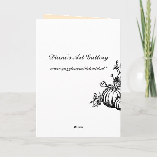 Herfst's Harvest - Inspirerende Kaart (Achterkant)