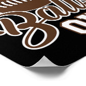 Herfst's Out Fun Herfst Voetbal Seizoen Joke Poster (Hoek)