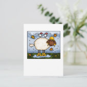 herfstschapen - briefkaarten (Staand voorkant)