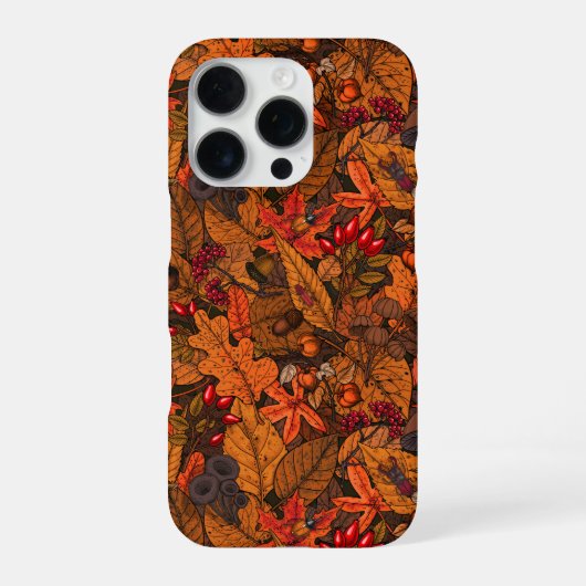 Herfstschatten iPhone Hoesje (Achterkant)