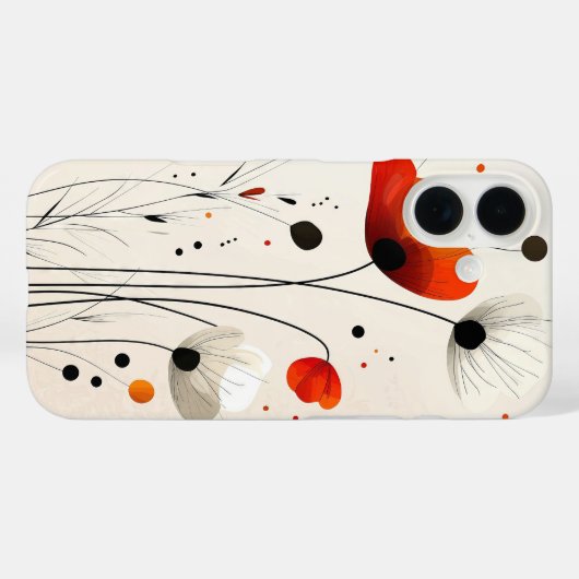 Herfstschets Case-Mate iPhone Case (Achterkant (horizontaal))