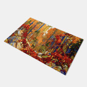 herfstschilderij van Garland, beroemd schilderij, Deurmat (Schuin)