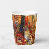 herfstschilderij van Garland, beroemd schilderij, Papieren Bekers (Rechts)