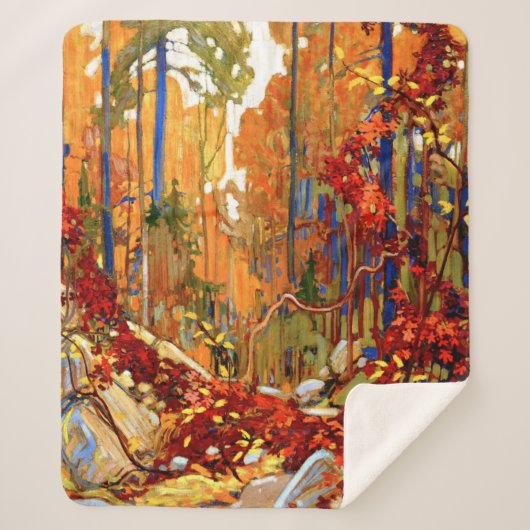 herfstschilderij van Garland, beroemd schilderij, Sherpa Deken (Voorkant)